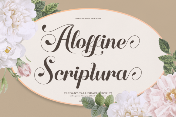 Aloffine Scriptura: Elevating Brand Identity with Elegant Typography