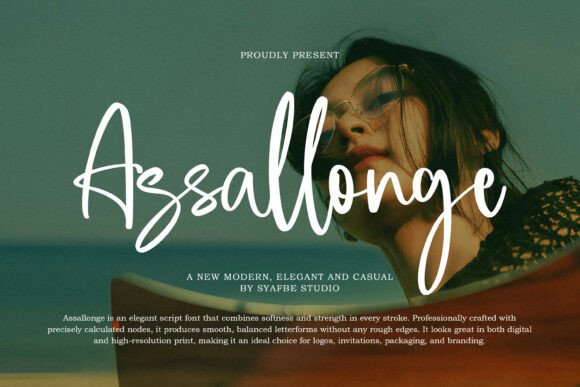Assallonge Font Review for Handmade Branding