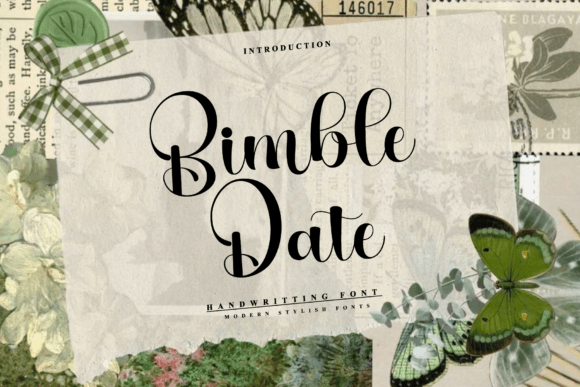 Bimble Date: The Modern Script Font for Marketers