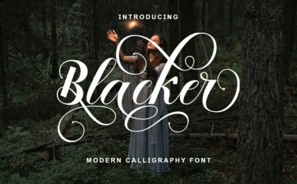 Blacker Script Font for High-Impact Campaigns