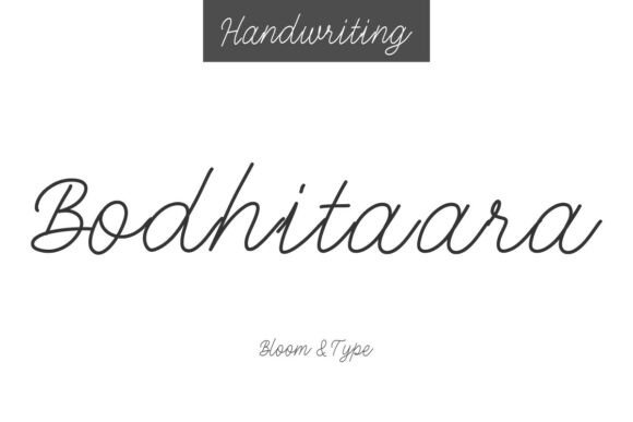 Bodhitaara: The Elegant Script Font for Small Business Branding