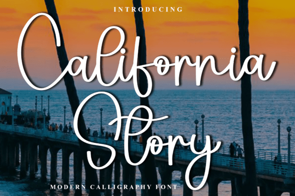 California Story Font for Elegant Handmade Branding