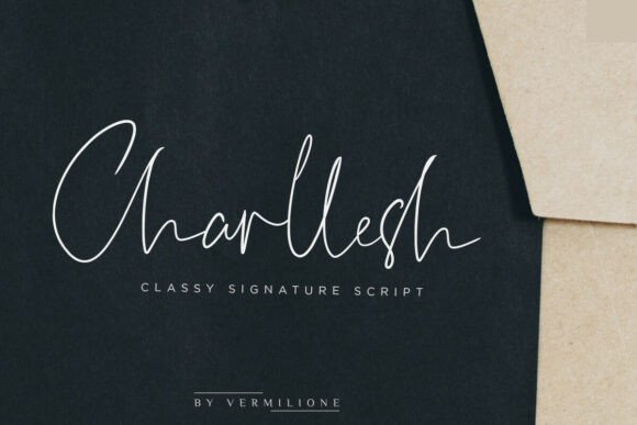 Charllesh: A Signature Font for Elegant Branding