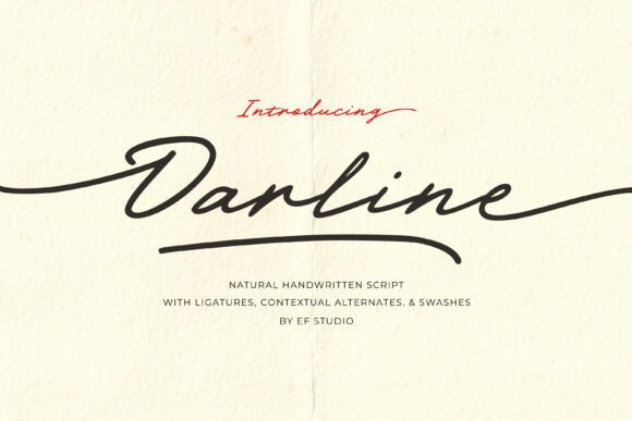 Darline Font: Elevate Your Brand with Handwritten Style
