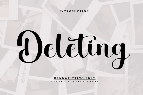 Deleting: The Script Font That Elevates Brand Identity