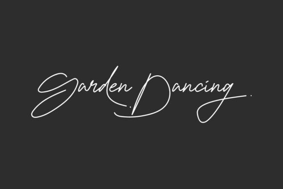 Garden Dancing Font Review for Branding