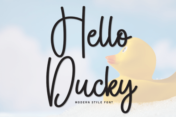 Hello Ducky Typeface Review for Brand Designers