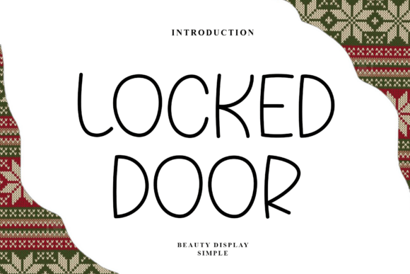 Locked Door Font: Elegant Script for Web Design
