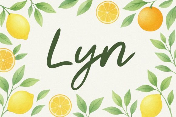 Lyn Typeface: A Playful Script for Branding