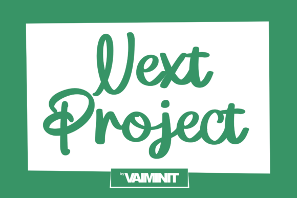 Next Project Typeface for Professional Branding