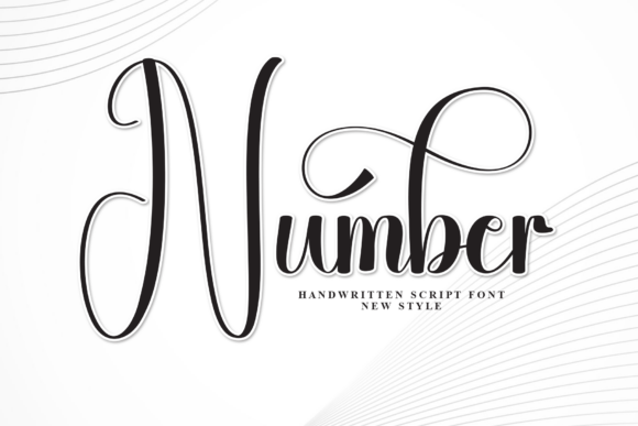 Number: The Script Font for Modern Campaigns