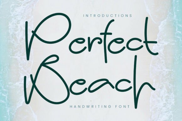 Perfect Beach Font for Handmade Brands