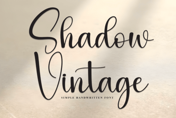Shadow Vintage Font for Modern Web Design
