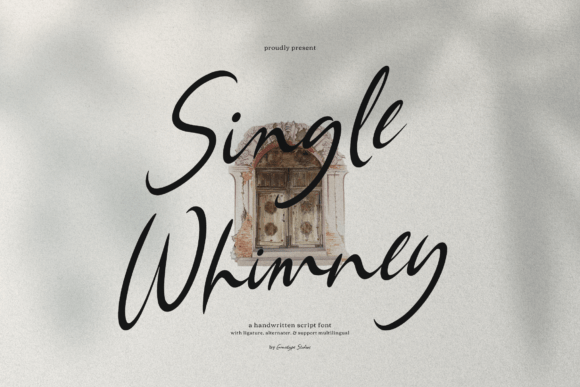 Single Whimney: The Script Handwritten Font for Bold Campaigns
