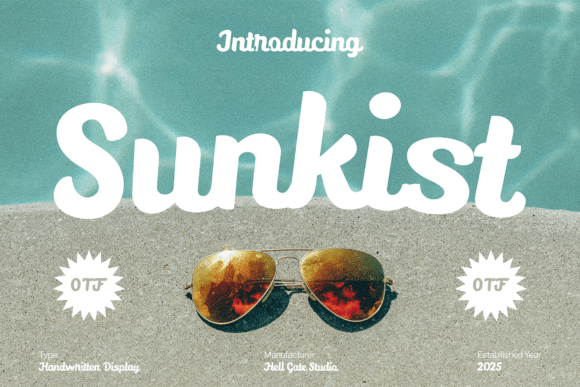 Sunkist: A Summer Script Font for Warm Campaigns