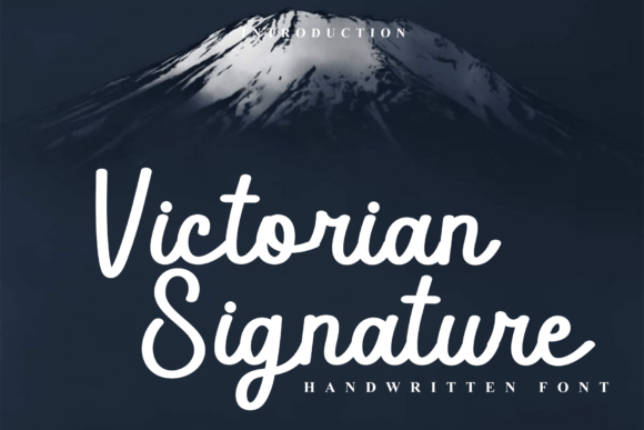 Victorian Signature: A Timeless Script Font for Branding