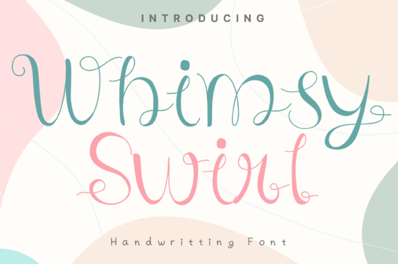 Whimsy Swirl: A Playful Script Font for Modern Branding