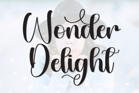 Wonder Delight: A Script Typeface for Editorial Design