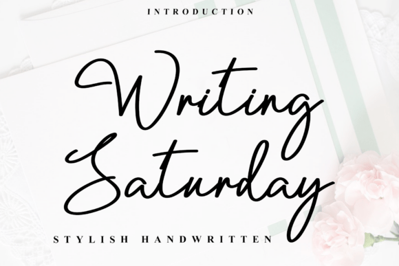 Writing Saturday: A Modern Script Typeface for Web Design