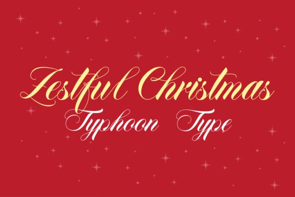 Zestful Christmas Font for Elegant Branding